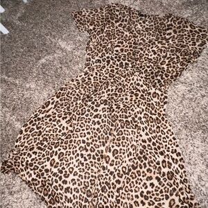 Torrid Brown Leopard Print Top